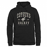 Men's Phoenix Coyotes Black Camo Stack Pullover Hoodie,baseball caps,new era cap wholesale,wholesale hats